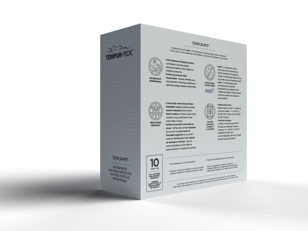 TEMPUR-Fit Twin XL Waterproof Mattress Protector