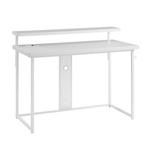 Vega Bureau d'ordinateur – blanc sur blanc