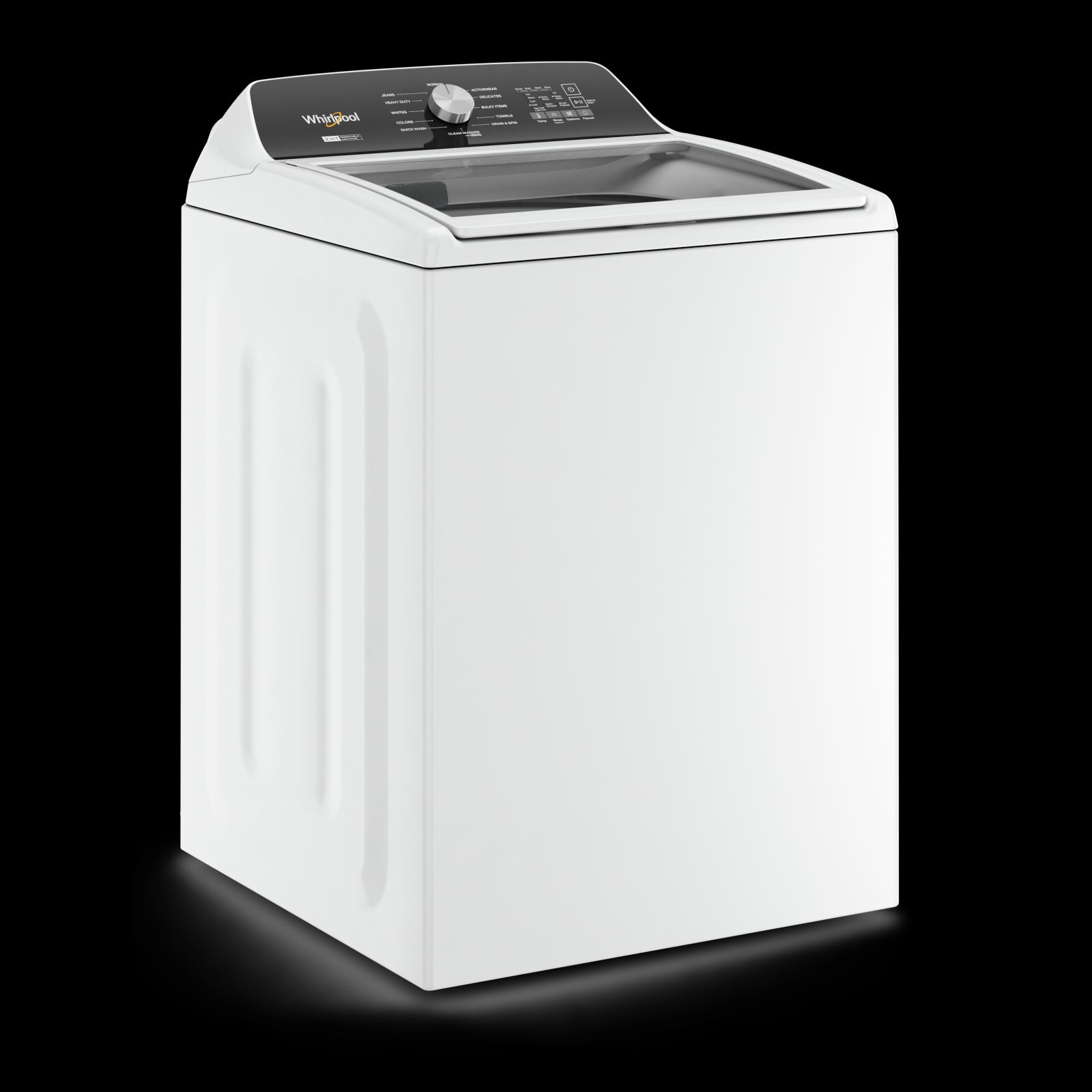 Whirlpool White Top Load Washer with Removable Agitator (5.4 Cu Ft) - WTW5057LW