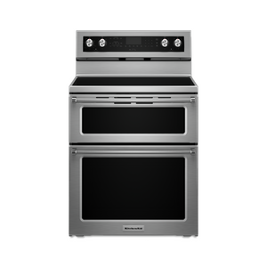 KitchenAid Cuisinière électrique à convection 6,7 pi³ à four double acier inoxydable YKFED500ES