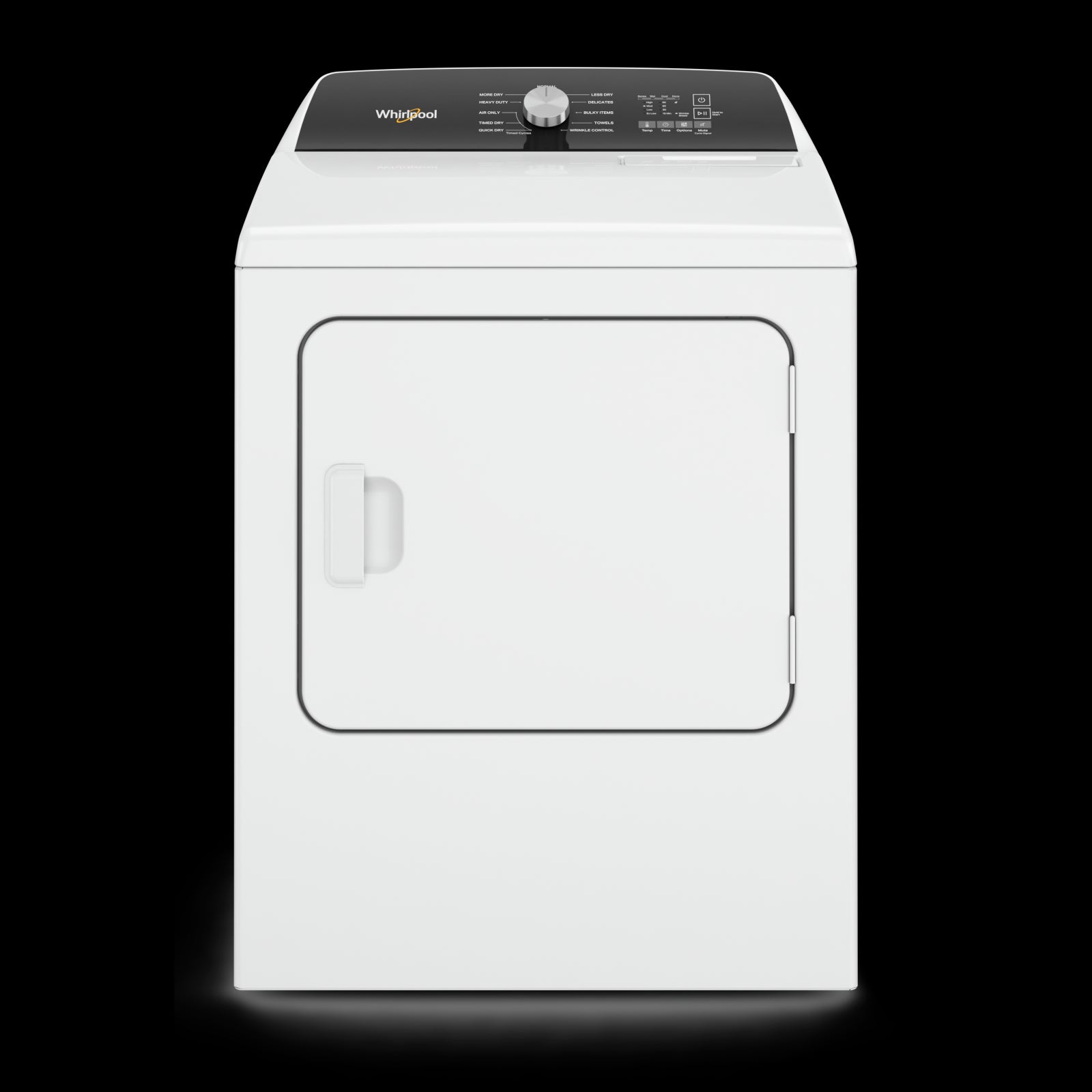 Whirlpool White Electric Dryer with Moisture Sensing (7.0 Cu.Ft) - YWED5010LW