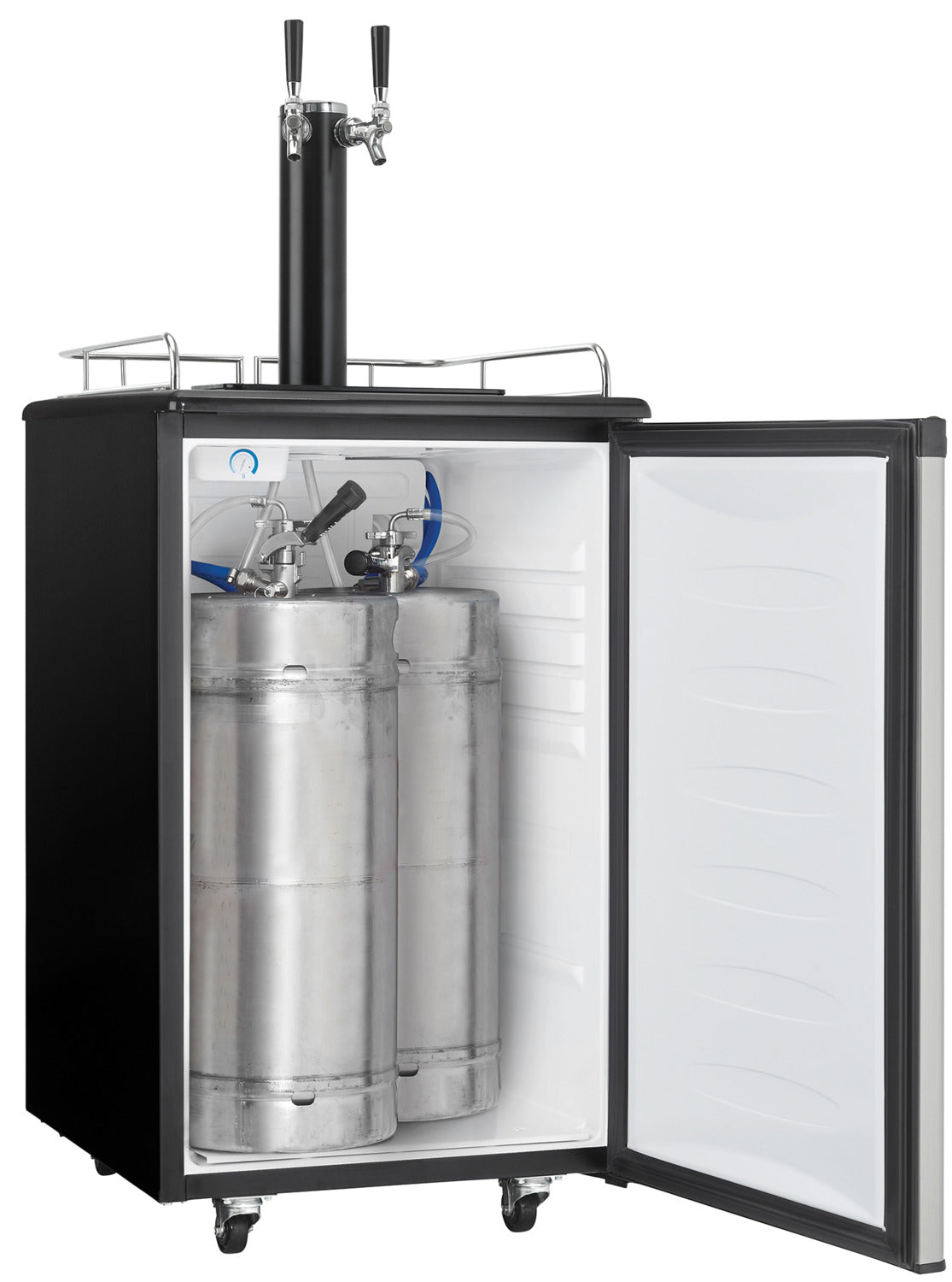 Danby Silver Dual Tap Keg Cooler (5.4 Cu. Ft.) - DKC054A1BSL2DB