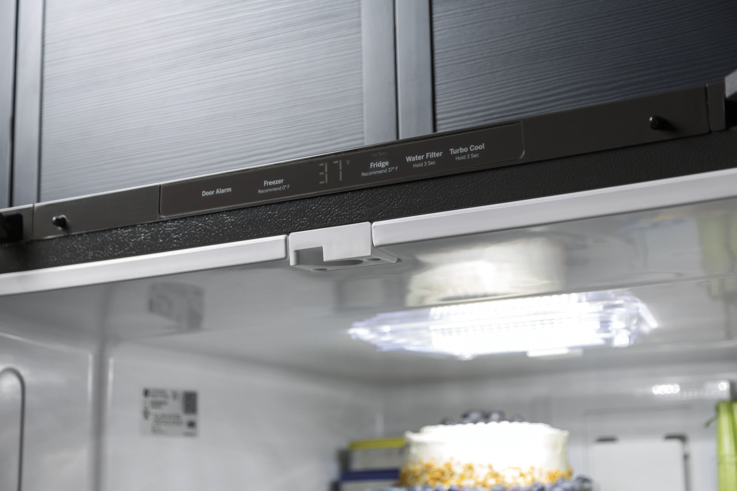 GE 32.75" 18.6 Cu. Ft. Black Counter-Depth French Door Refrigerator - GWE19JGLBB