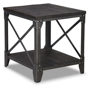 Pinebrook Table de bout - gris foncé