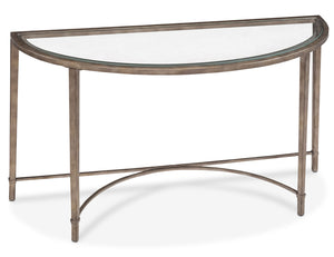 Copia Table console - verre et doré
