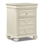 Amber Night Table - Antique White