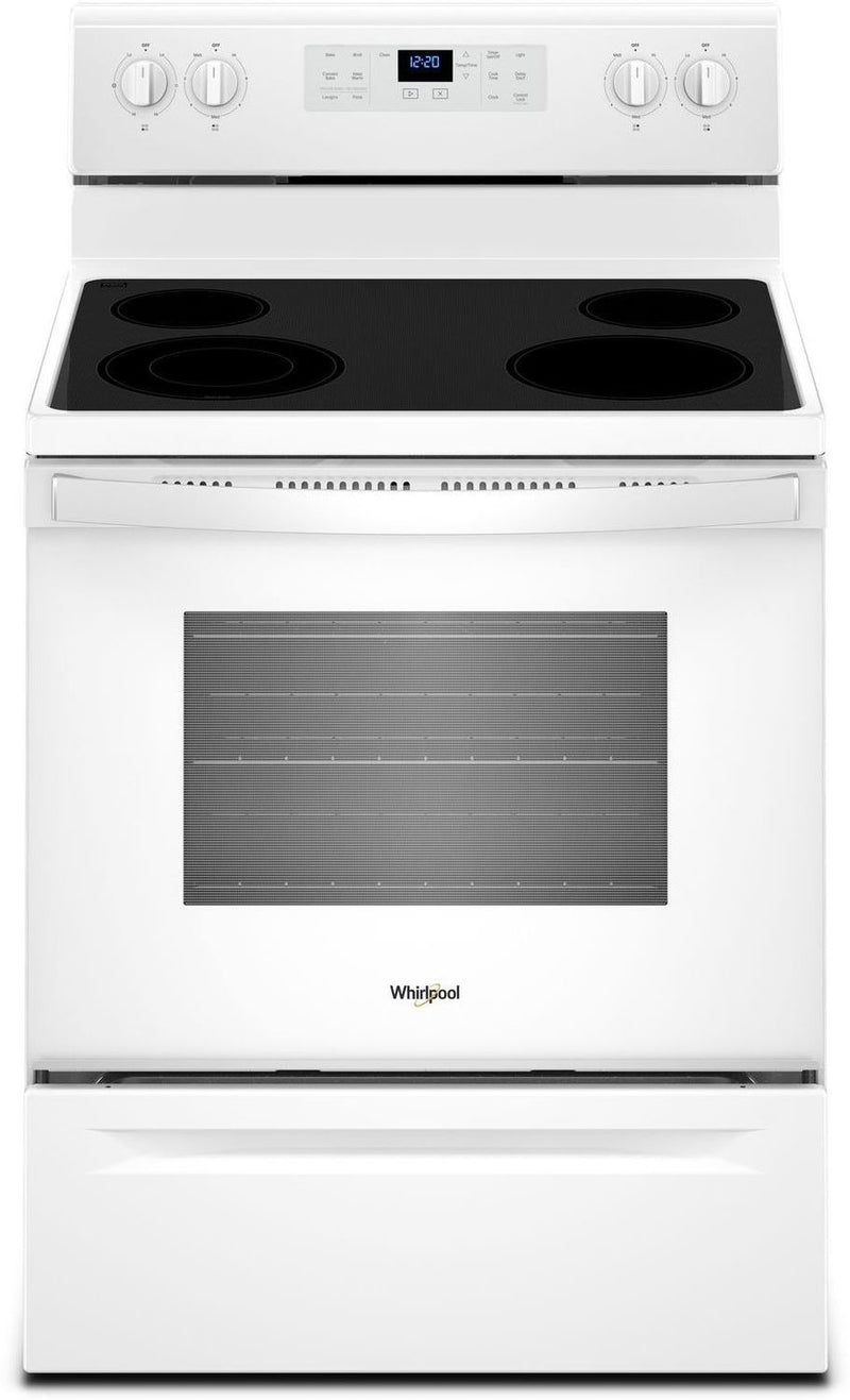 Cuisinière électrique GE, 30, Blanc (GE/JCBS280DMWW/)