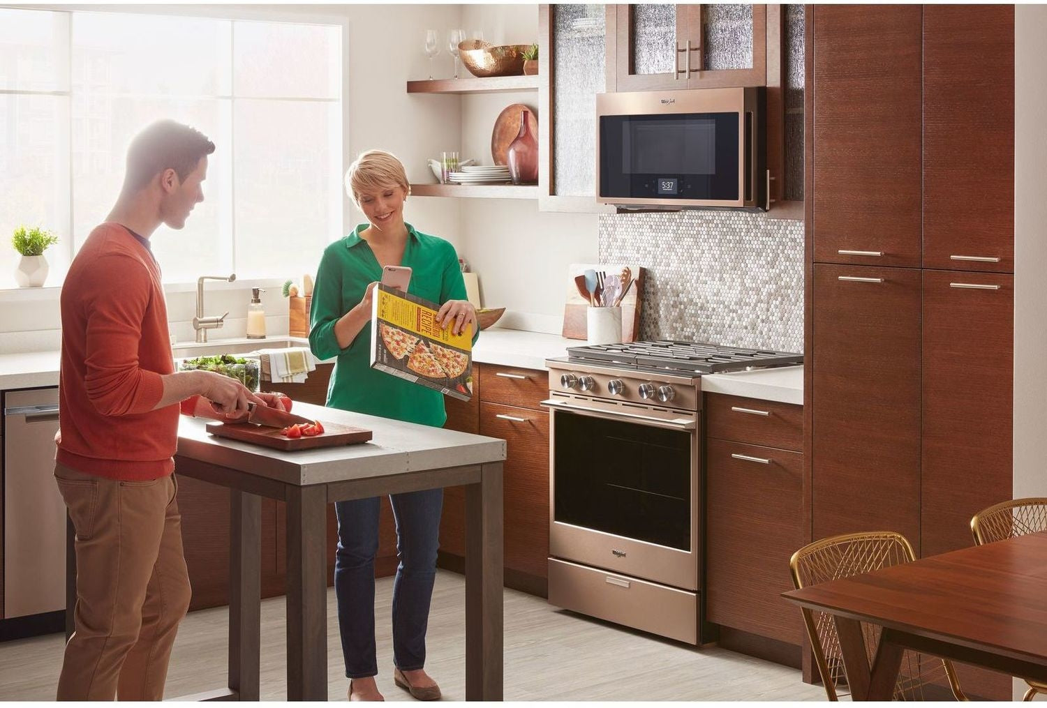Whirlpool Sunset Bronze Over-the-Range Convection Microwave (1.9 Cu. Ft.) - YWMHA9019HN