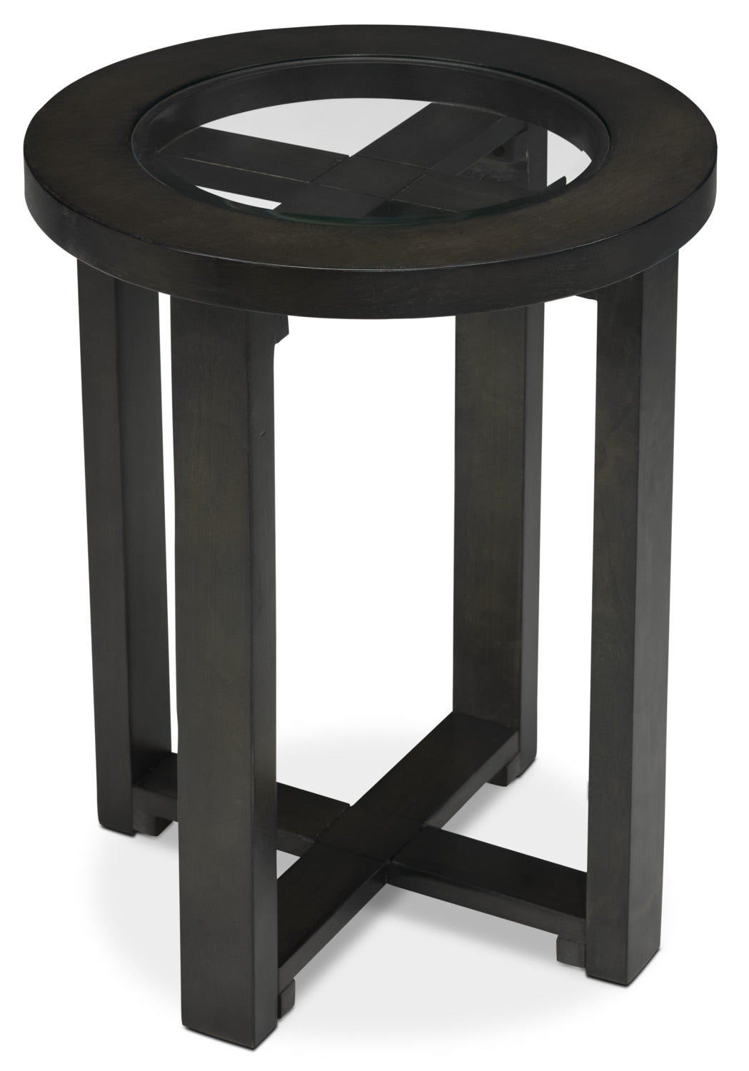 Emma End Table - Charcoal Grey