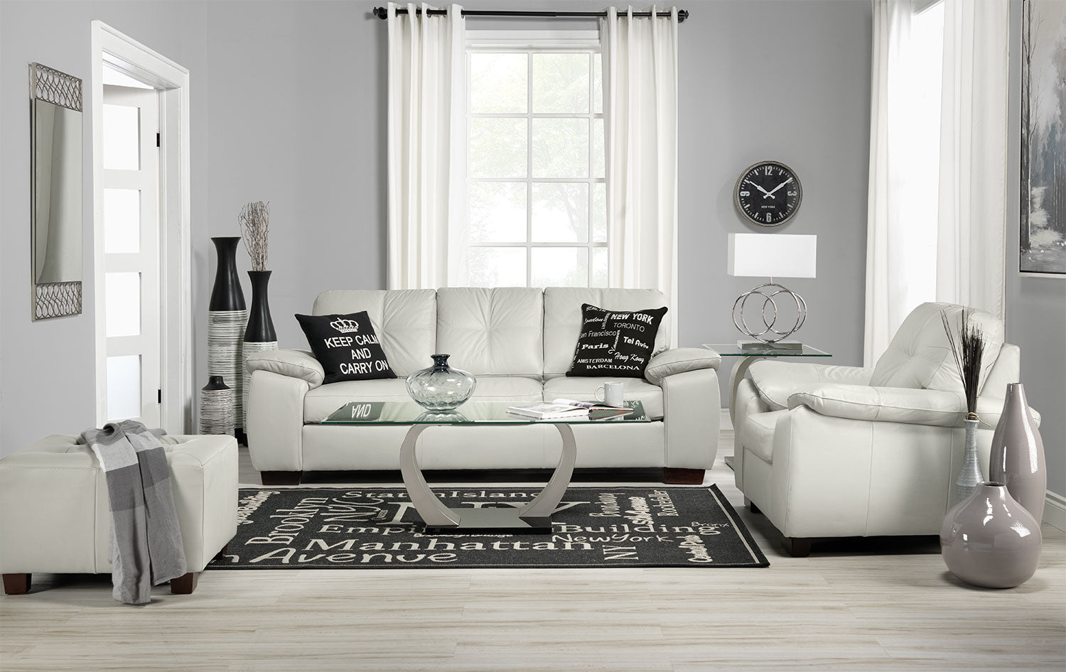 Naples Sofa - Smoke