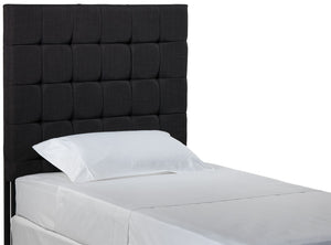 Galvin Tête de lit simple avec pattes réglables - anthracite