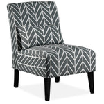 Santos Accent Chair - Grey Chevron