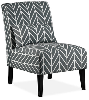 Santos Fauteuil d'appoint - chevron gris