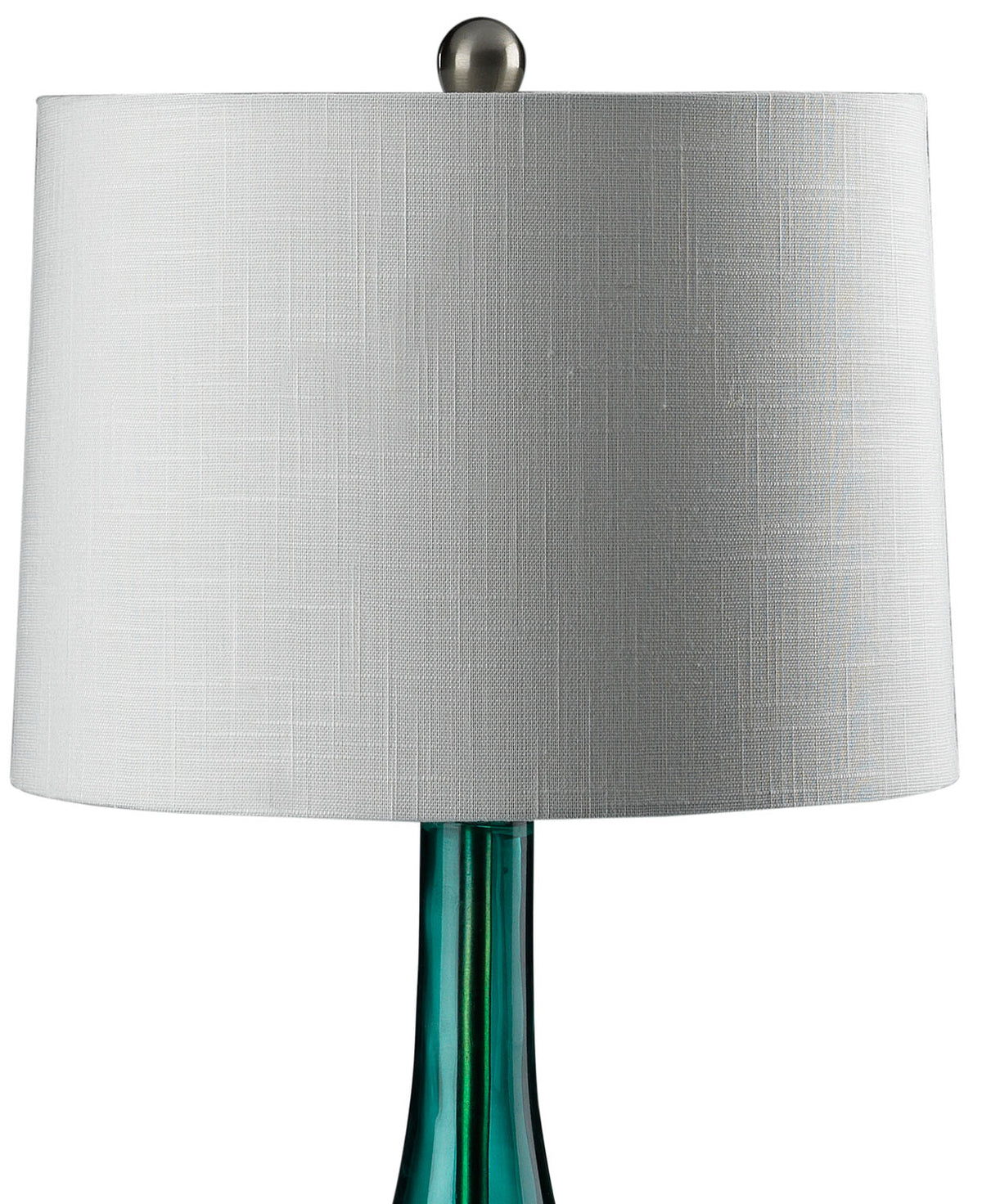 Jeanie 27" Table Lamp - Blue Glass