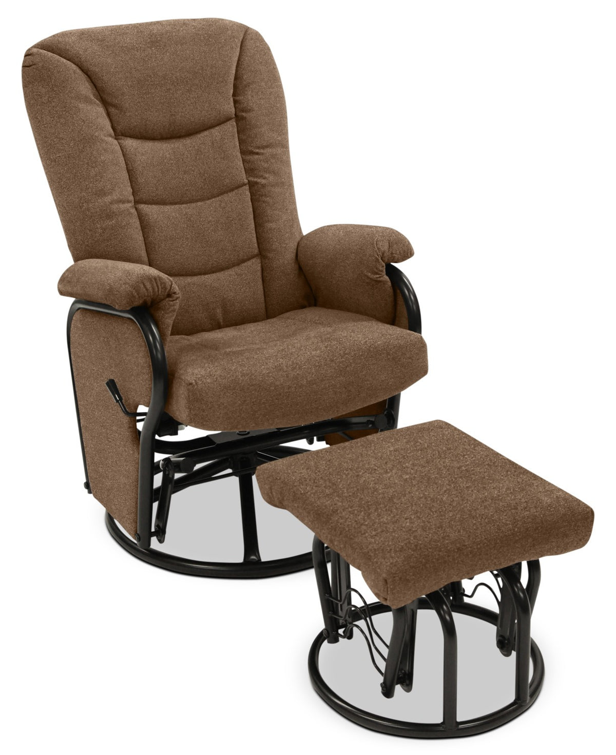 Hannah Swivel Glider Recliner - Brown