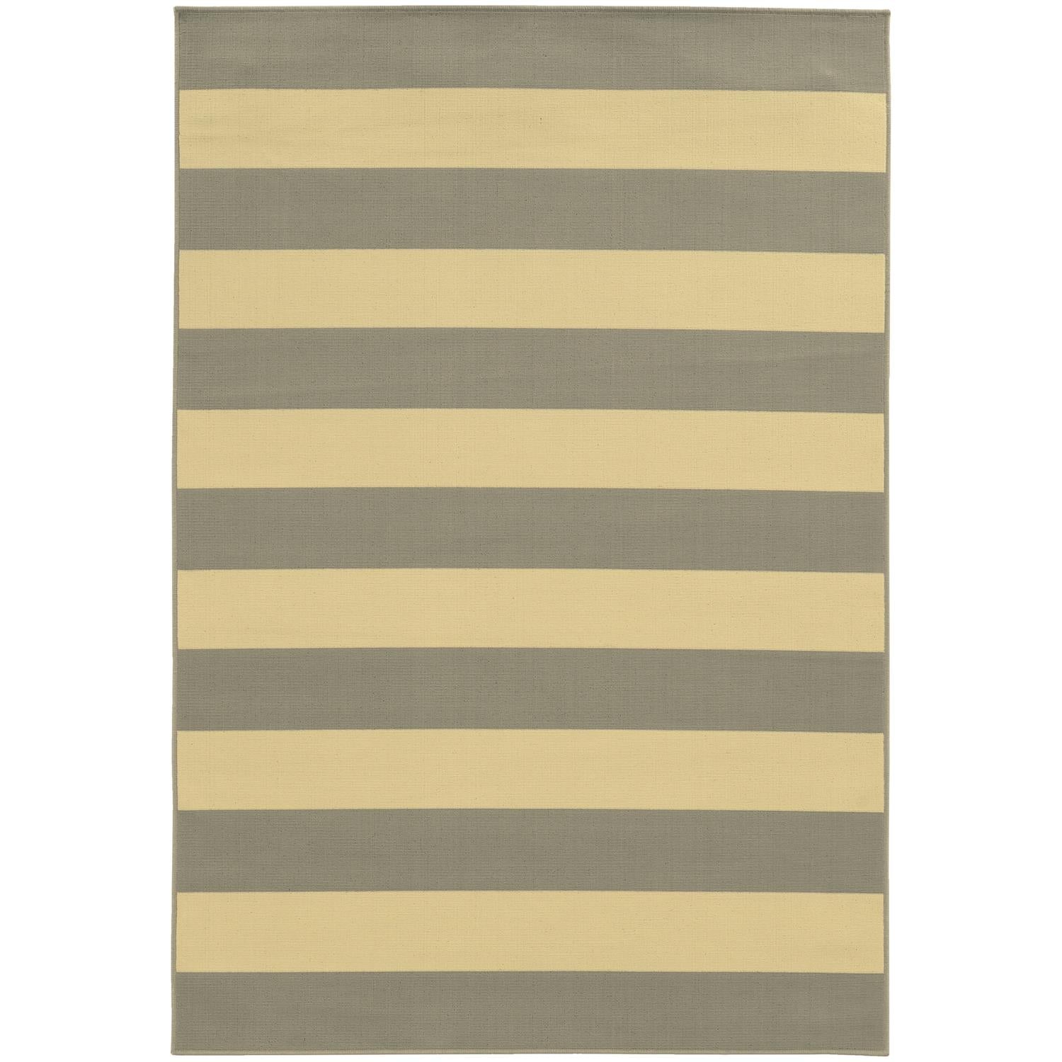 Calypso W4768HL Striped Indoor/Outdoor Area Rug (8'6"X13')