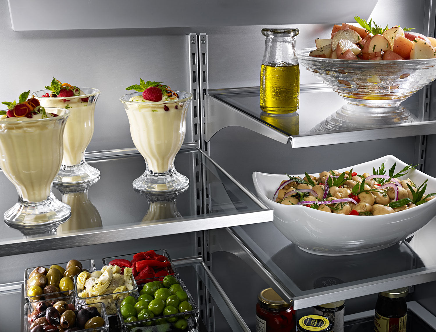 KitchenAid 42.25" 24.2 Cu. Ft. Stainless Steel French Door Refrigerator - KBFN502ESS