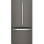 GE 32.75" 18.6 Cu. Ft. Slate Counter-Depth French Door Refrigerator - GWE19JMLES