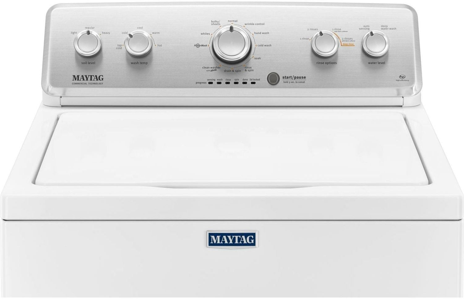 Maytag White Top-Load Washer (4.8 Cu. Ft. IEC) - MVWC565FW