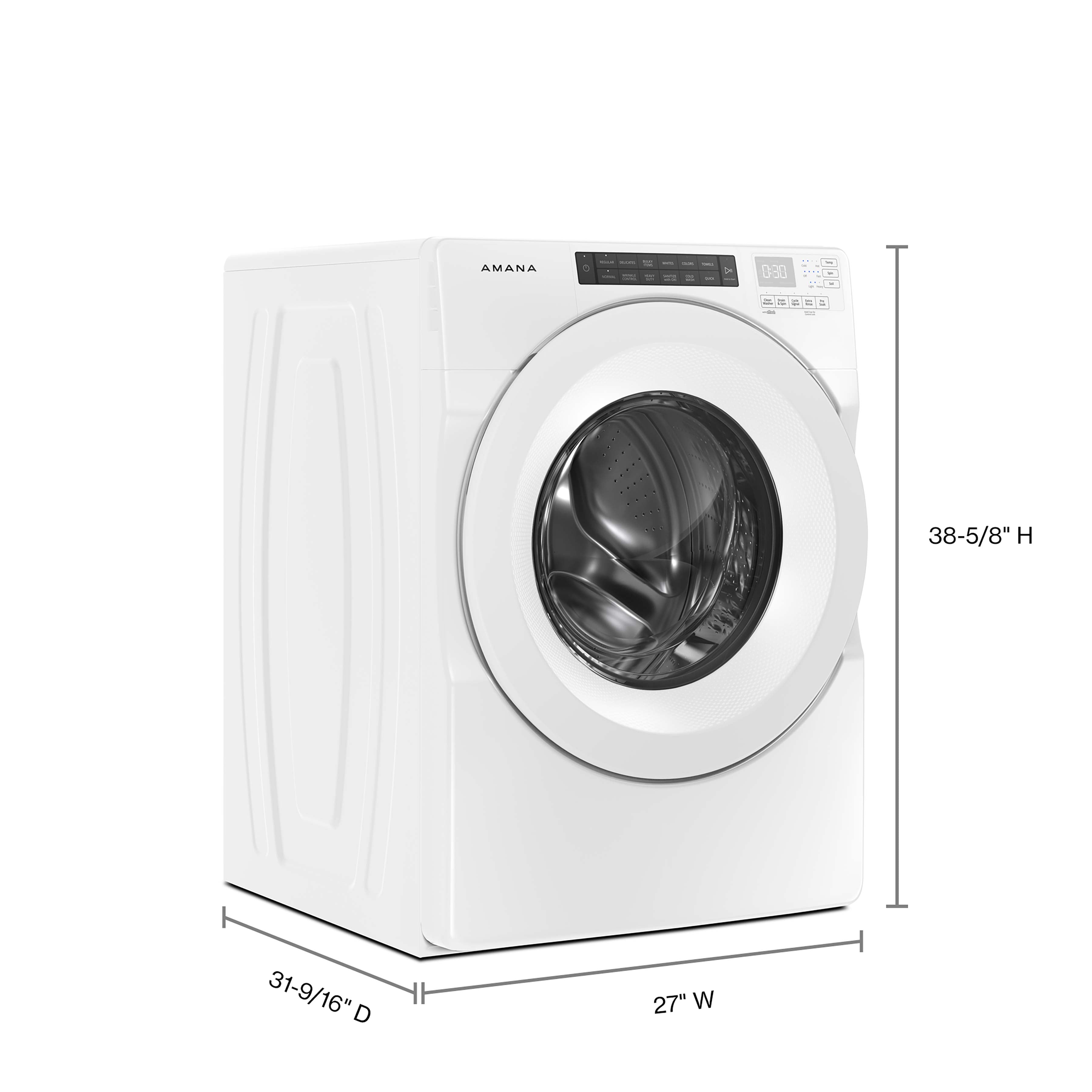 Amana White Front Load Washer (5.0 Cu.Ft.) - NFW5800HW