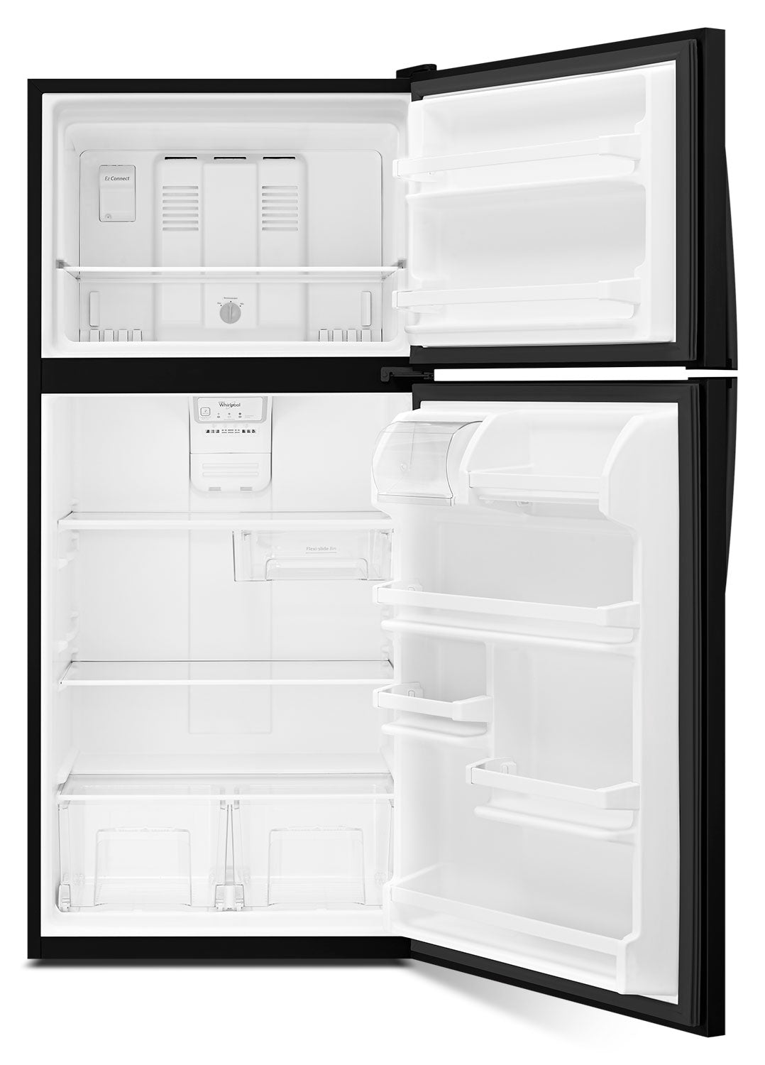 Whirlpool Black Top-Freezer Refrigerator (18.2 Cu. Ft.) - WRT318FZDB