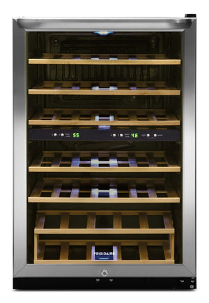Frigidaire Refroidisseur à vin 38 bouteilles à 2 zones de température inox FFWC38C2QS