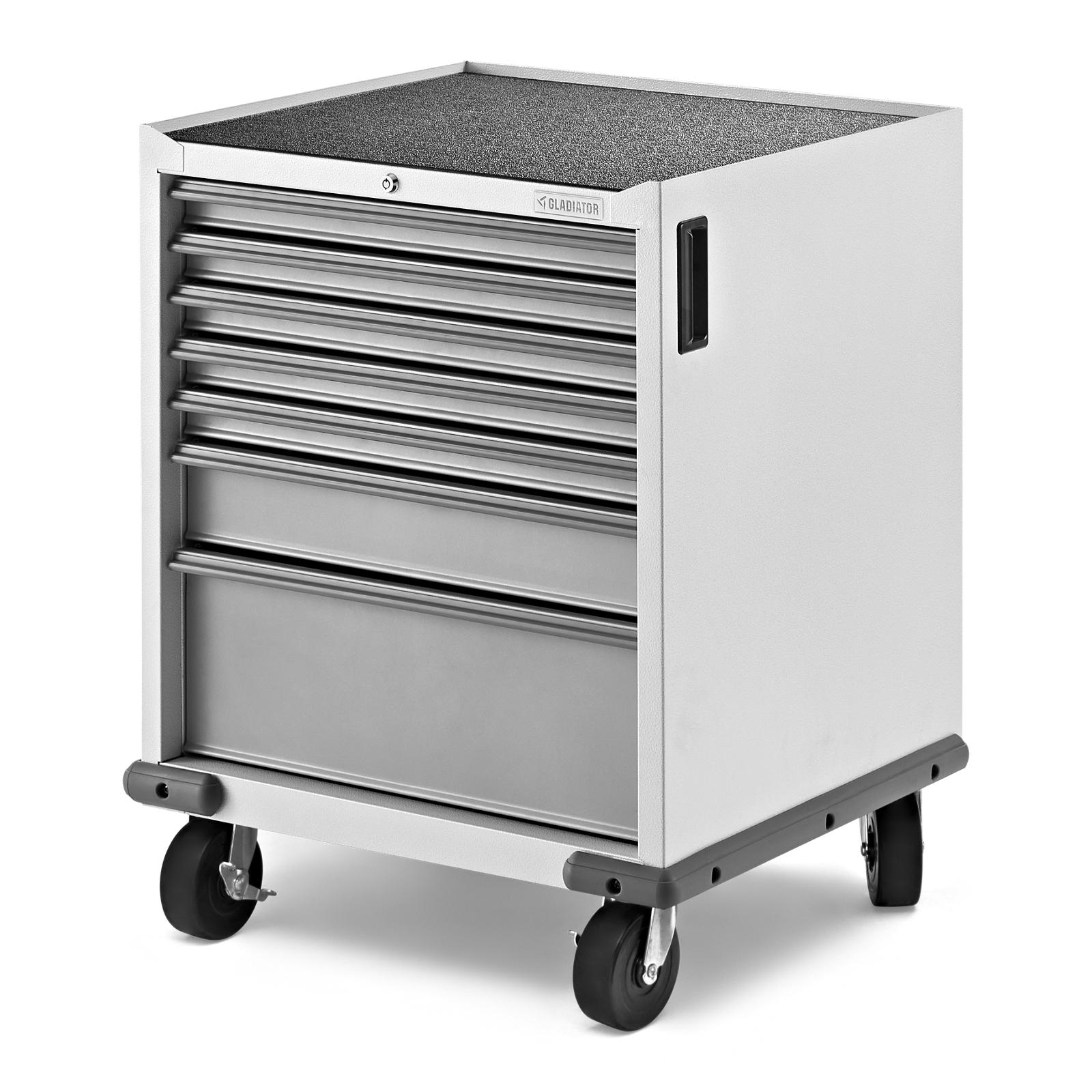 Gladiator Gray Slate Premier Pre-Assembled 7 Drawer Modular Tool Storage Cabinet - GAGD277DKW