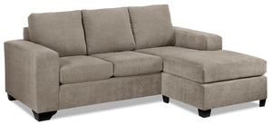 Fava Sofa avec fauteuil allongé - étain