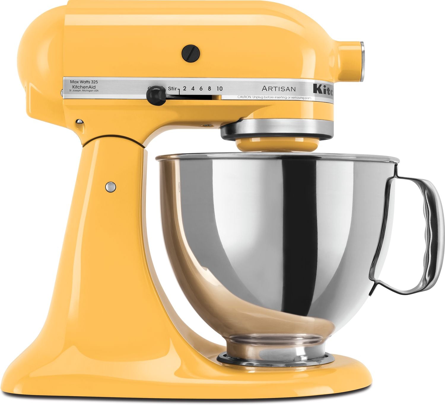 KitchenAid Buttercup 5-Quart Tilt-Head Stand Mixer - KSM150PSBF