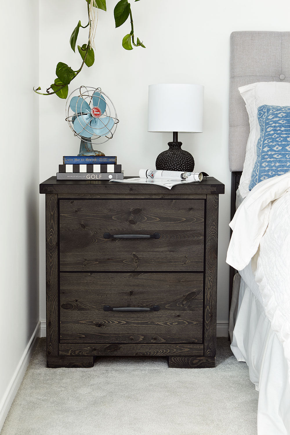 Pine Ridge Night Table - Slate