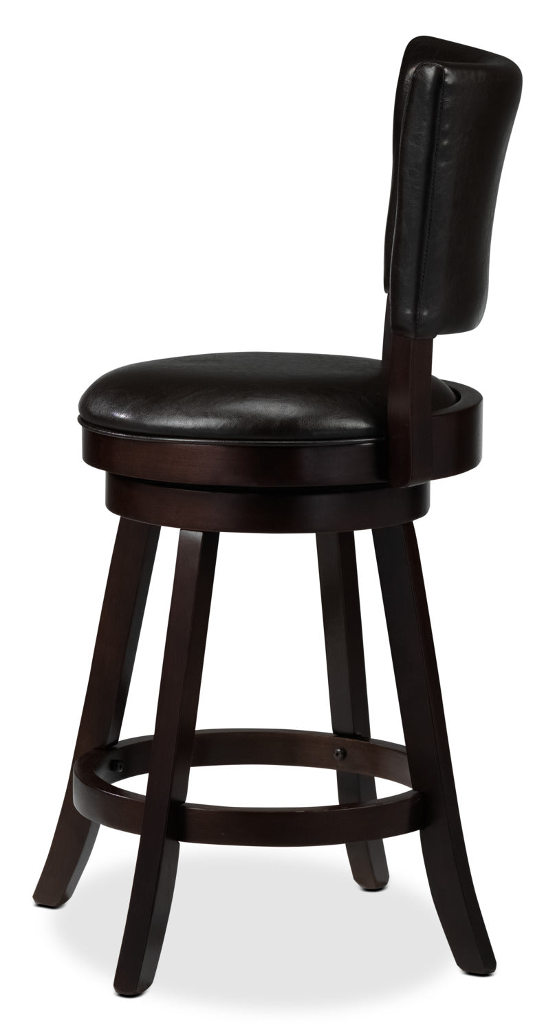 Alfa 24" Barstool - Brown
