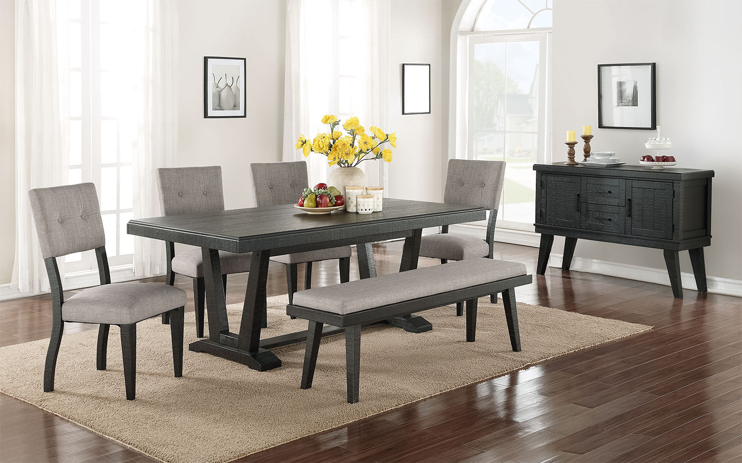 Imari Dining Table - Black
