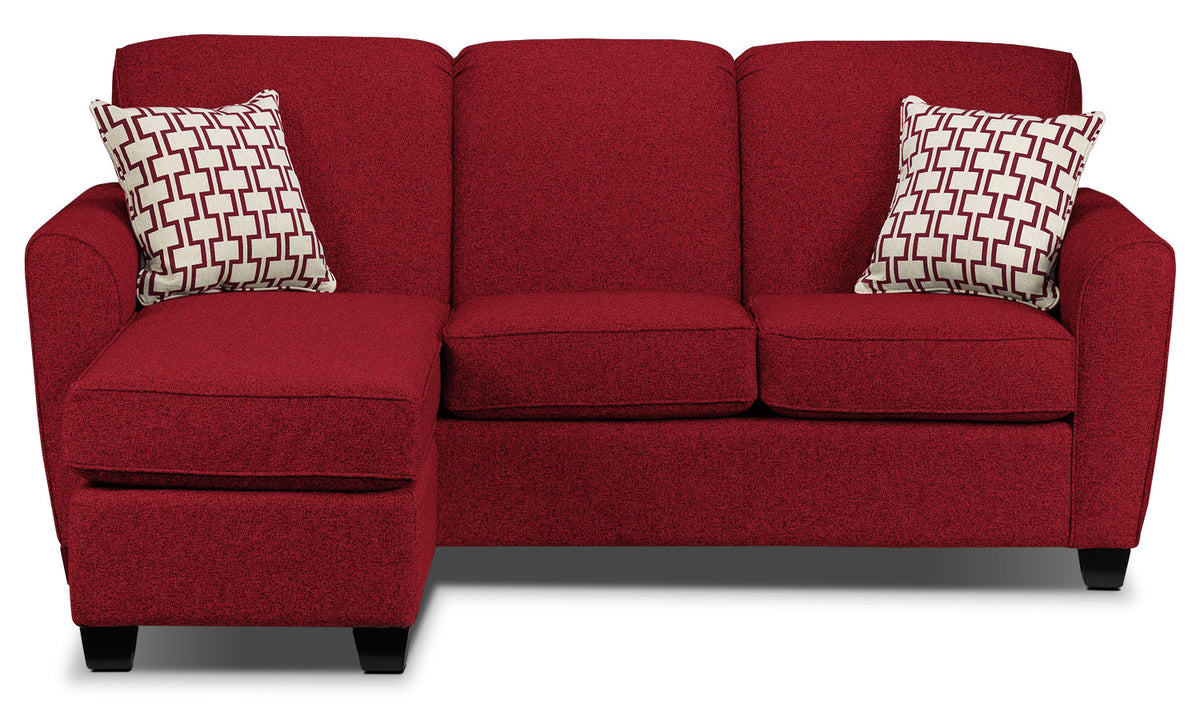 Ashby Chaise Sofa - Red