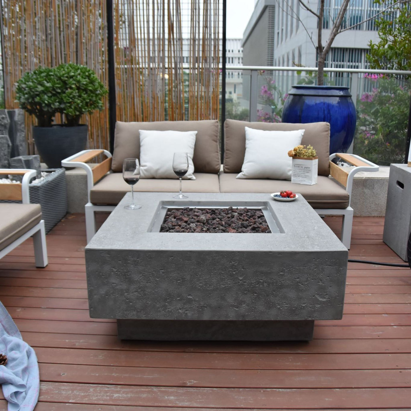 Elementi Manhattan Fire Table - Propane