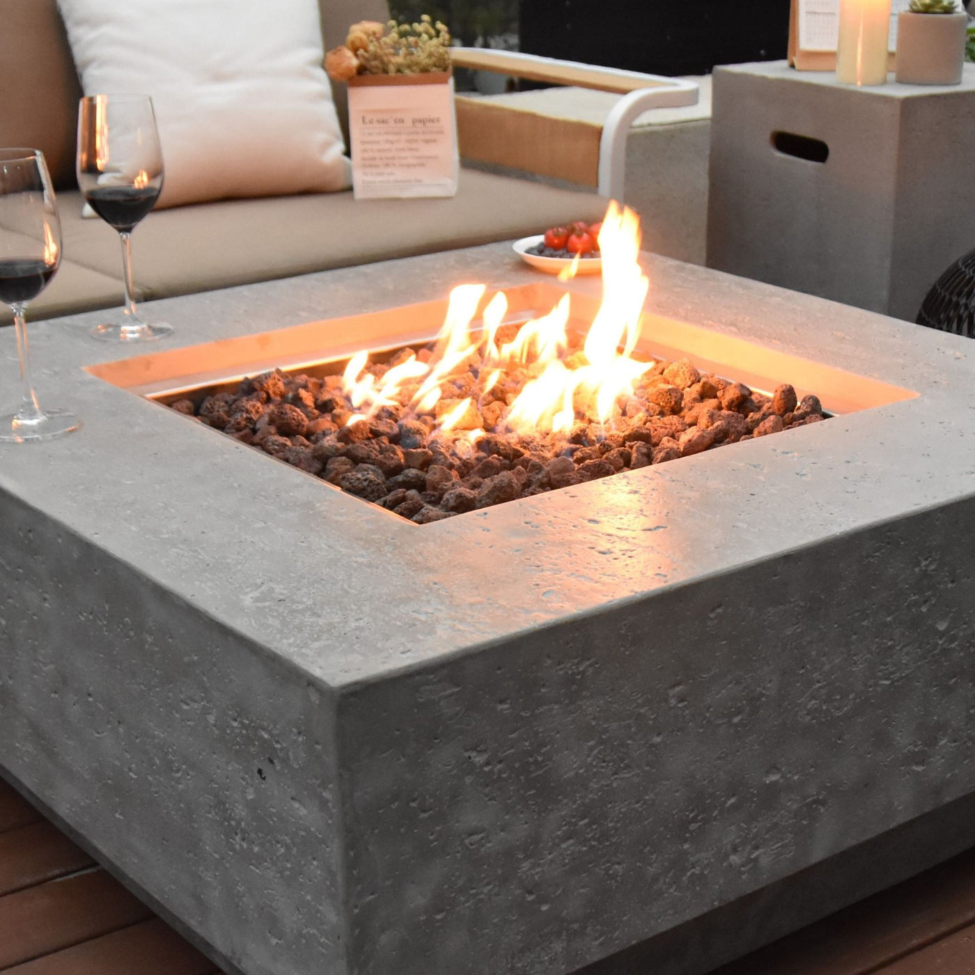 Elementi Manhattan Fire Table - Propane