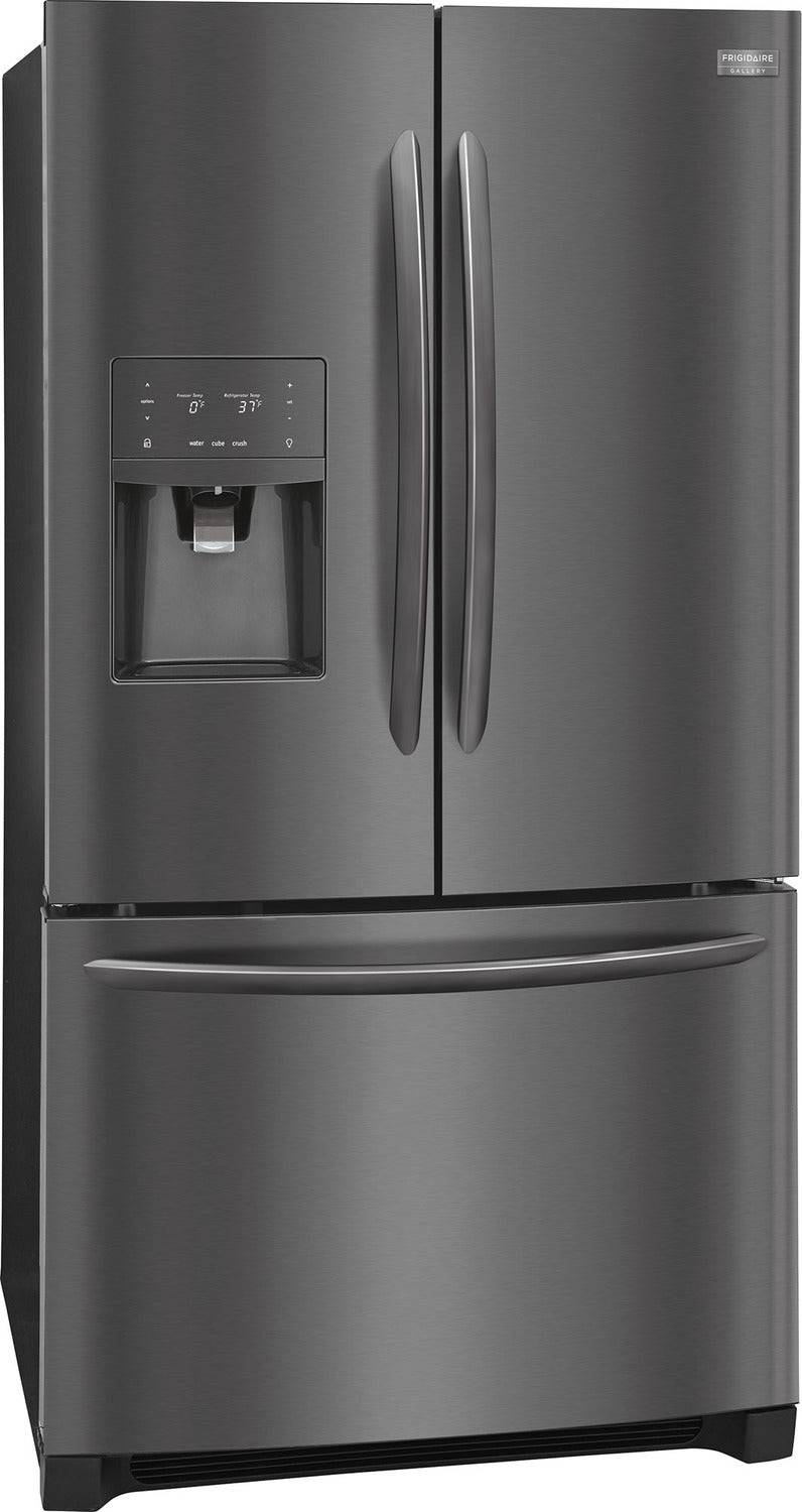 Frigidaire Gallery Black Stainless Steel French Door Refrigerator (21.7 Cu. Ft.) - FGHD2368TD