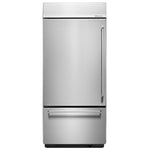 KitchenAid 35.5" 20.9 Cu. Ft. Stainless Steel Bottom-Freezer Refrigerator - KBBL306ESS