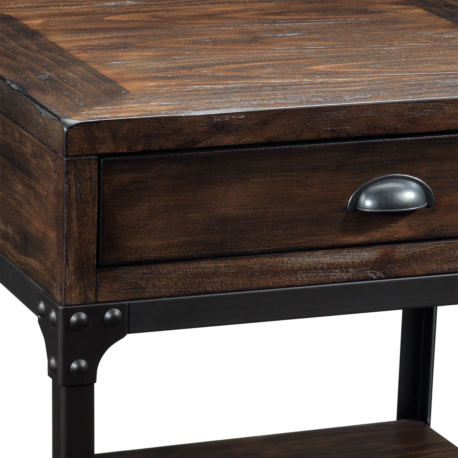 Edler End Table - Brown