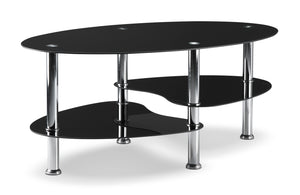 Oriana Table de centre 40 po - noir