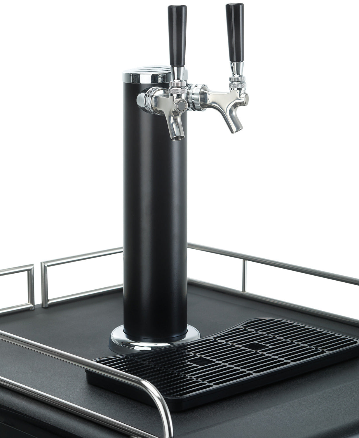 Danby Silver Dual Tap Keg Cooler (5.4 Cu. Ft.) - DKC054A1BSL2DB