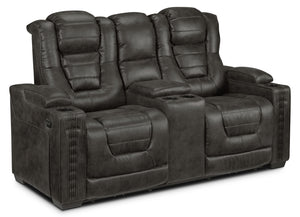 Dakota Causeuse inclinable électrique – anthracite