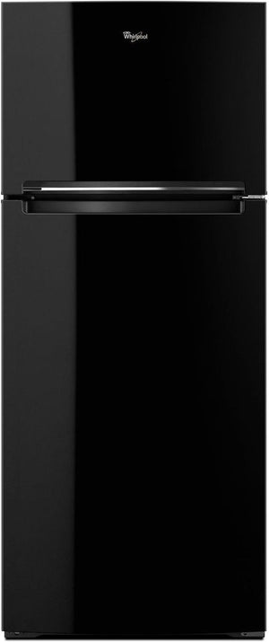 Whirlpool Réfrigérateur 18 pi³ de 28 po avec congélateur en haut noir - WRT518SZFB