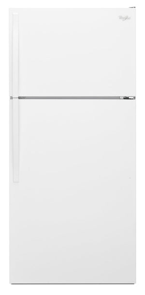 Whirlpool Réfrigérateur 14,3 pi³ de 28 po avec congélateur en haut blanc - WRT134TFDW