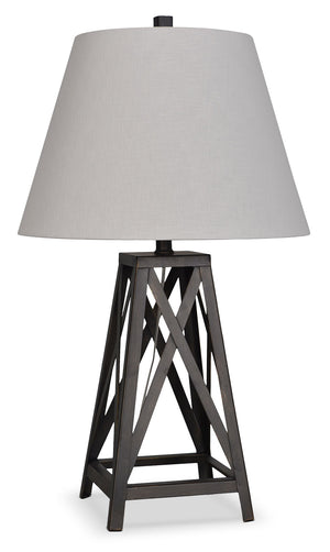 Jackson Lampe sur table 29 po - noir