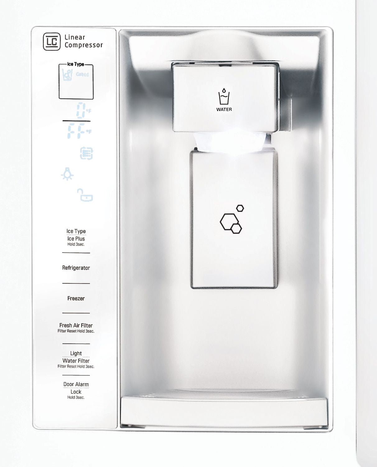 LG White French Door Refrigerator (24 Cu. Ft.) - LFXS24623W