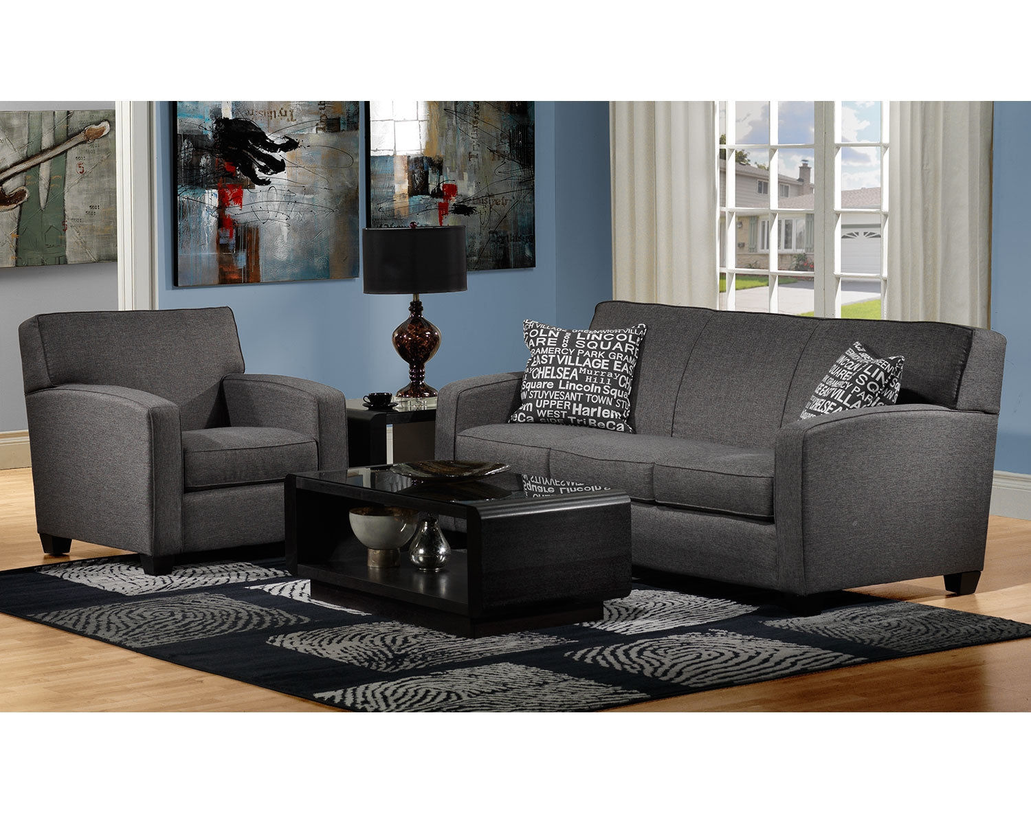 Falcon Sofa - Graphite