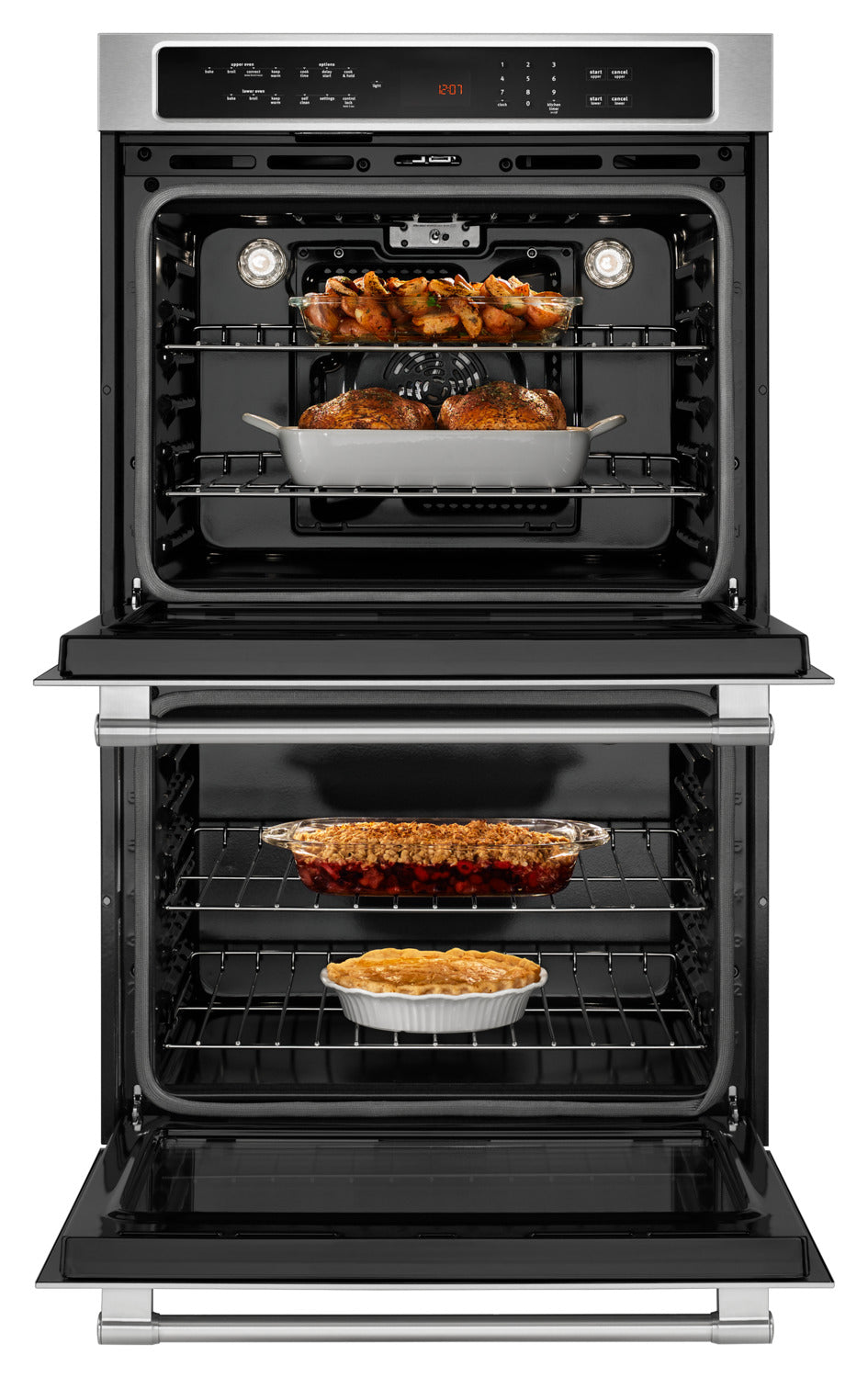 Maytag Stainless Steel Electric Convection Double Wall Oven (8.6 Cu. Ft.) - MEW9627FZ