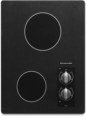KitchenAid Surface de cuisson électrique 15 po noir KECC056RBL