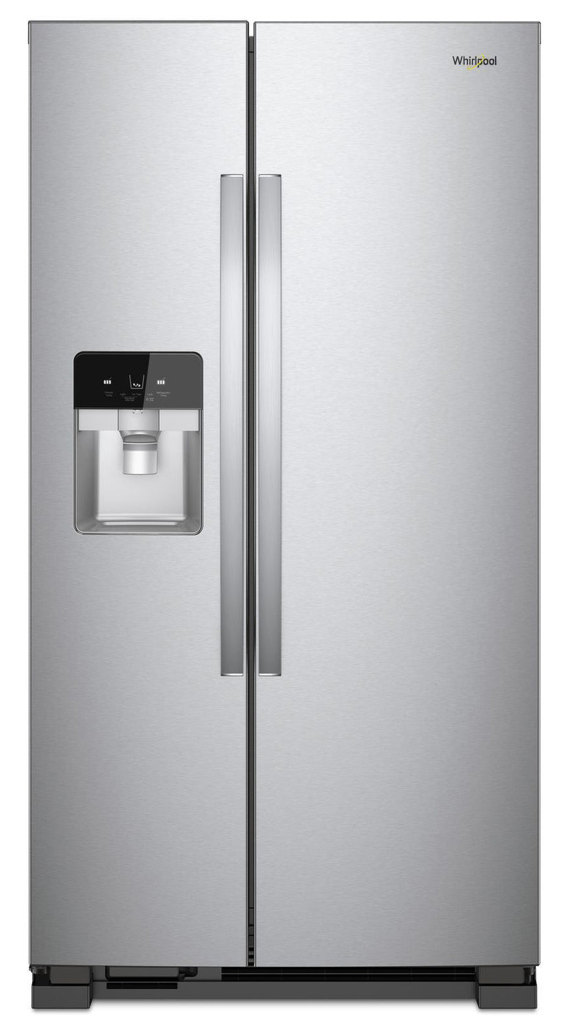 Whirlpool 33.1" 21.4 Cu. Ft. Stainless Steel Side-by-Side Refrigerator - WRS321SDHZ