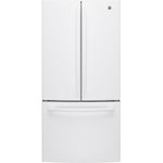 GE 32.75" 18.6 Cu. Ft. White Counter-Depth French Door Refrigerator - GWE19JGLWW